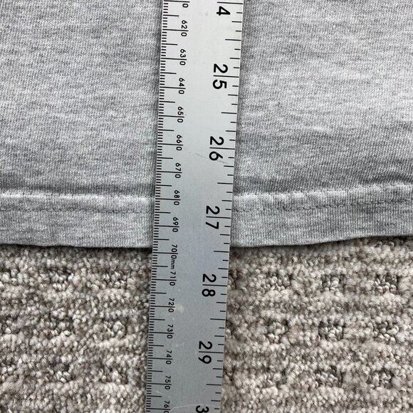 Vintage 90s Nike T-Shirt Men Large L Gray Just Do It Spell Out Graphic Print - Picture 11 of 11